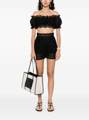 Shorts de renda Ermanno Scervino Sangallo