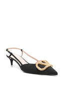 Valentino Garavani Zapatos de tacón destalonados VLogo 40