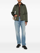 Blazer trapuntato Burberry con colletto in velluto a coste