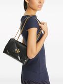 Borsa a tracolla piccola in pelle Kira Diamond di Tory Burch