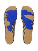 Sapatilha xadrez Burberry em jacquard