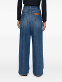 Jeans de pierna ancha en mezclilla Chloé