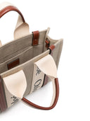 Chloé Woody kleine Canvas-Shopper-Tasche