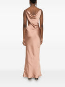 Vestidos Norma Kamali Bege