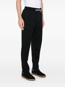 Pantaloni sportivi a gamba dritta in misto cotone Brunello Cucinelli