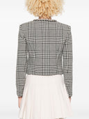 Selbstporträt Hahnentritt Cropped-Jacke