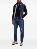 Maglione Brunello Cucinelli in cashmere con mezza cerniera