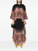 Zimmermann Rhiannon Bluse mit Rüschen und Puffärmeln