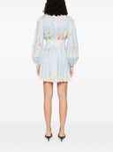 Zimmermann Lucky tauchendes Spitzen-Minikleid