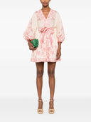 Zimmermann Lucky Leinen Mini Kleid