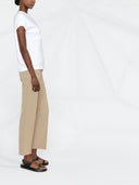 T-shirt girocollo con catena di Brunello Cucinelli