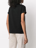 Camiseta de gola careca com aplicação de latão Brunello Cucinelli