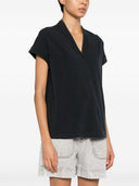 T-shirt in cotone con catena Monili Brunello Cucinelli