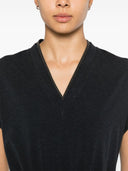 T-shirt in cotone con catena Monili Brunello Cucinelli