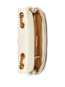 Borsa a tracolla piccola in pelle Kira Diamond di Tory Burch