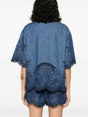 Camicia di jeans ricamata Zimmermann Coco