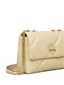 Borsa a tracolla piccola in pelle Kira Diamond di Tory Burch