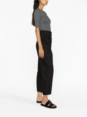 T-shirt in cotone elasticizzato con monili di Brunello Cucinelli