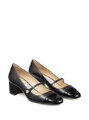 Scarpins Jimmy Choo Elisa 45 em couro Nappa e verniz