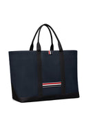 Bolsa tote média Thom Browne com abertura de cordão e alça para ferramentas
