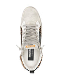 Scarpe Golden Goose Mid Star Leo in pelle di cavallino con stella e virgola