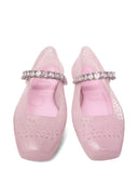 Sapatilhas The Jelly Ballerina da Jimmy Choo com Adorno de Cristal