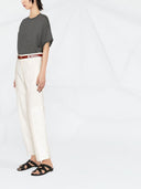 T-shirt a maniche corte con scollo rotondo Brunello Cucinelli