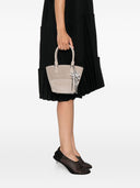 Borsa Tote con Charm in Camoscio Autoritratto