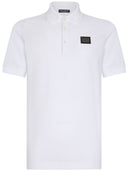 Polo de algodón con logo de Dolce & Gabbana