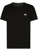 T-shirt in cotone con logo Dolce & Gabbana
