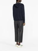 Sudadera con capucha de cremallera y cadena Monili Brunello Cucinelli