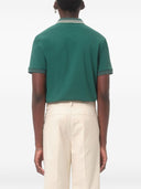 Polo de piqué de algodón Valentino con parche Vlogo