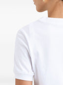 Camiseta de algodão com logo Dolce & Gabbana