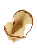 Borsa a mano media in rafia Zimmermann Goldentime