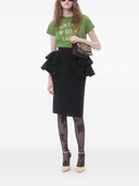 Saia midi Valentino Crepe Couture