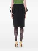 Saia midi Valentino Crepe Couture