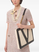 Valentino kurzes Kleid aus besticktem Band-Tweed
