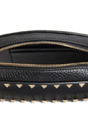 Bolsa de Ombro Mini Rockstud Valentino Garavani em Couro de Bezerro Granulado
