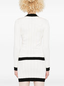 Balmain Zweifarbige Strickjacke