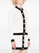 Balmain Zweifarbige Strickjacke