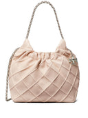 Bolso hobo mini de cuero Tory Burch Fleming