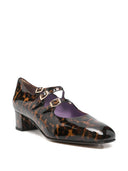 CAREL PARIS com salto marrom
