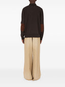 Polo de lana con coderas Maison Margiela