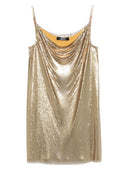 Vestito mini in rete metallica Versace con sottoveste