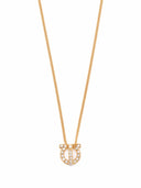 Ferragamo Gancini necklace with strass