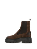 Botas de couro Hogan Pre 50mm com painel elástico