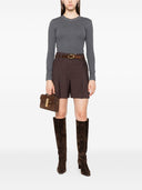 Shorts sob medida plissados Brunello Cucinelli
