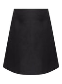 Alexander McQueen Satin A-line skirt