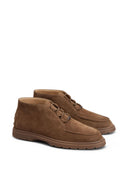 Bota de Cano Curto em Camurça Tod's
