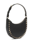 Valentino Garavani Mini Borsa Hobo Rockstud in Vitello Grana